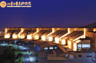 山東工藝美術學院夜景